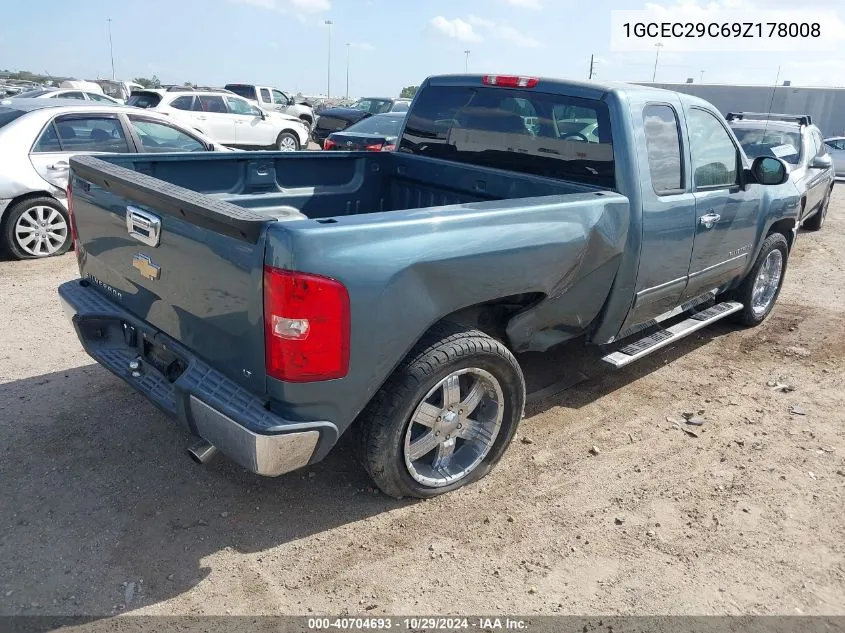 2009 Chevrolet Silverado 1500 Lt VIN: 1GCEC29C69Z178008 Lot: 40704693