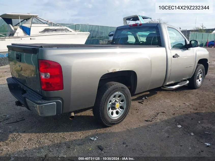 2009 Chevrolet Silverado 1500 Work Truck VIN: 1GCEC14X29Z232344 Lot: 40731125