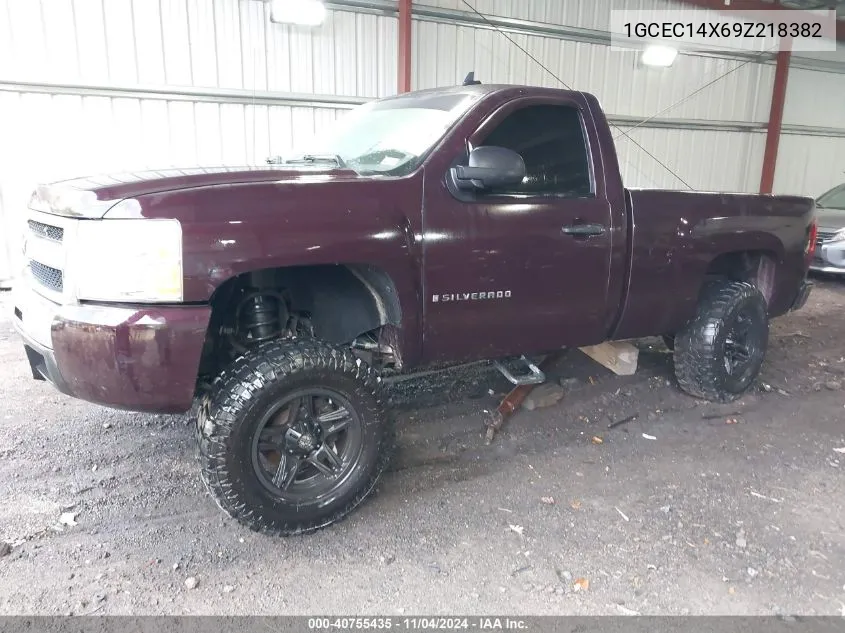 2009 Chevrolet Silverado 1500 Work Truck VIN: 1GCEC14X69Z218382 Lot: 40755435