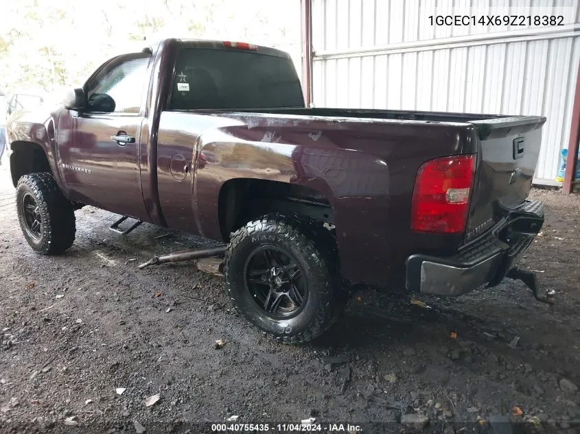 2009 Chevrolet Silverado 1500 Work Truck VIN: 1GCEC14X69Z218382 Lot: 40755435