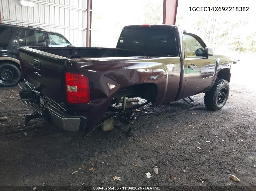 2009 Chevrolet Silverado 1500 Work Truck VIN: 1GCEC14X69Z218382 Lot: 40755435