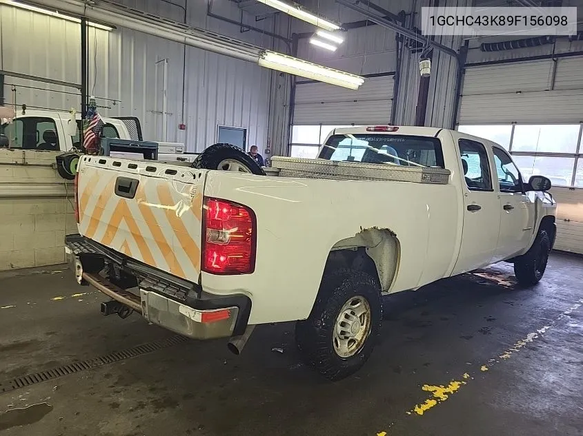 2009 Chevrolet Silverado C2500 Heavy Duty VIN: 1GCHC43K89F156098 Lot: 40832229