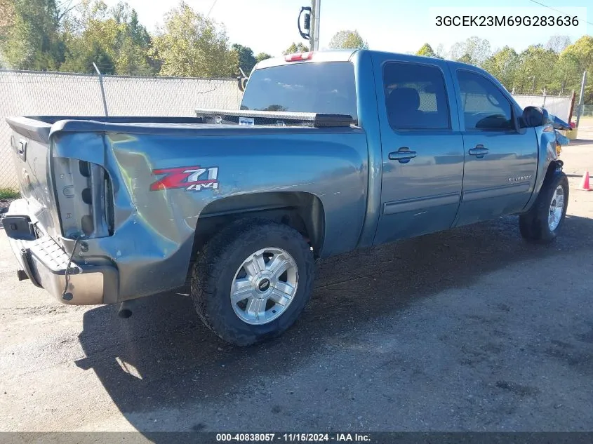 2009 Chevrolet Silverado 1500 Lt VIN: 3GCEK23M69G283636 Lot: 40838057