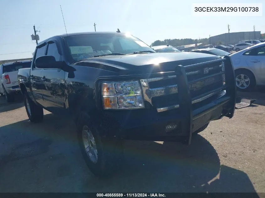 3GCEK33M29G100738 2009 Chevrolet Silverado 1500 Ltz