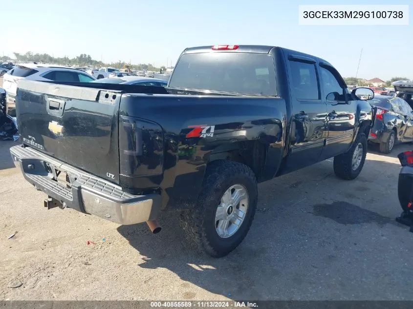 3GCEK33M29G100738 2009 Chevrolet Silverado 1500 Ltz