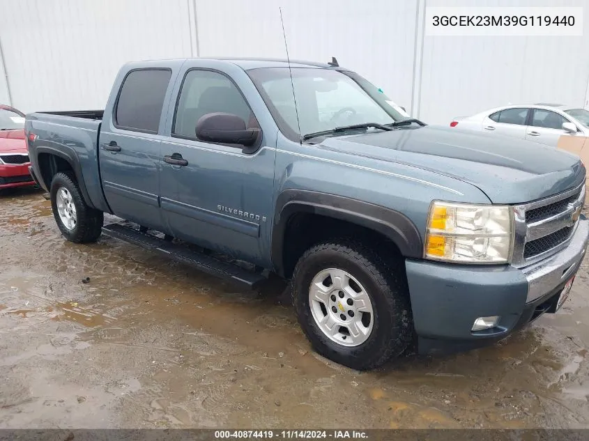 2009 Chevrolet Silverado 1500 Lt VIN: 3GCEK23M39G119440 Lot: 40874419