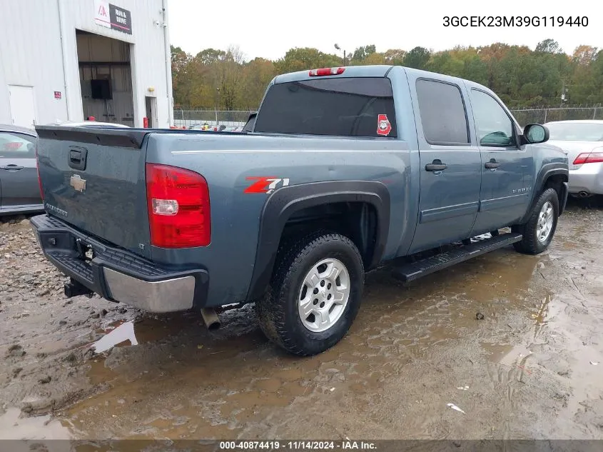 2009 Chevrolet Silverado 1500 Lt VIN: 3GCEK23M39G119440 Lot: 40874419