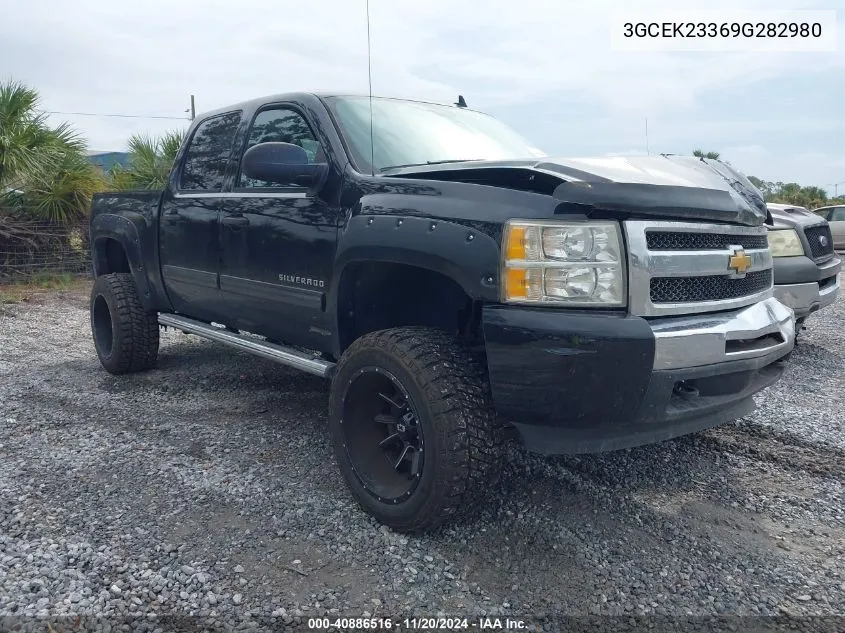 2009 Chevrolet Silverado 1500 Lt VIN: 3GCEK23369G282980 Lot: 40886516