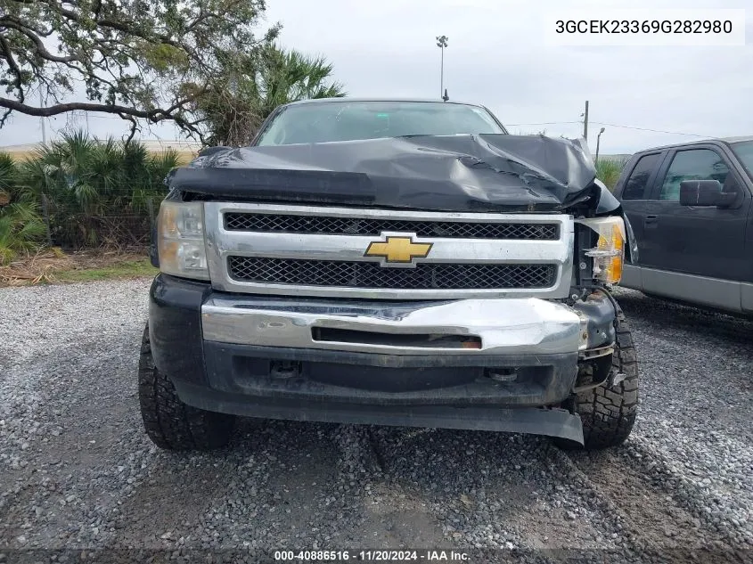 2009 Chevrolet Silverado 1500 Lt VIN: 3GCEK23369G282980 Lot: 40886516