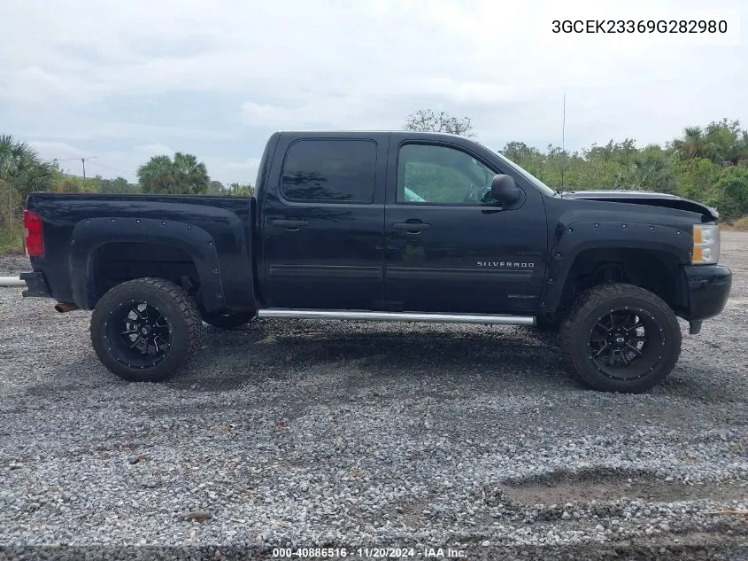 2009 Chevrolet Silverado 1500 Lt VIN: 3GCEK23369G282980 Lot: 40886516