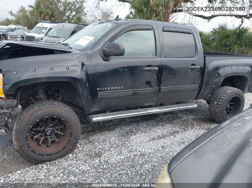 2009 Chevrolet Silverado 1500 Lt VIN: 3GCEK23369G282980 Lot: 40886516