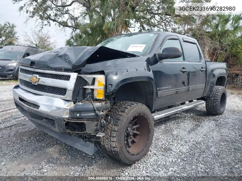 2009 Chevrolet Silverado 1500 Lt VIN: 3GCEK23369G282980 Lot: 40886516