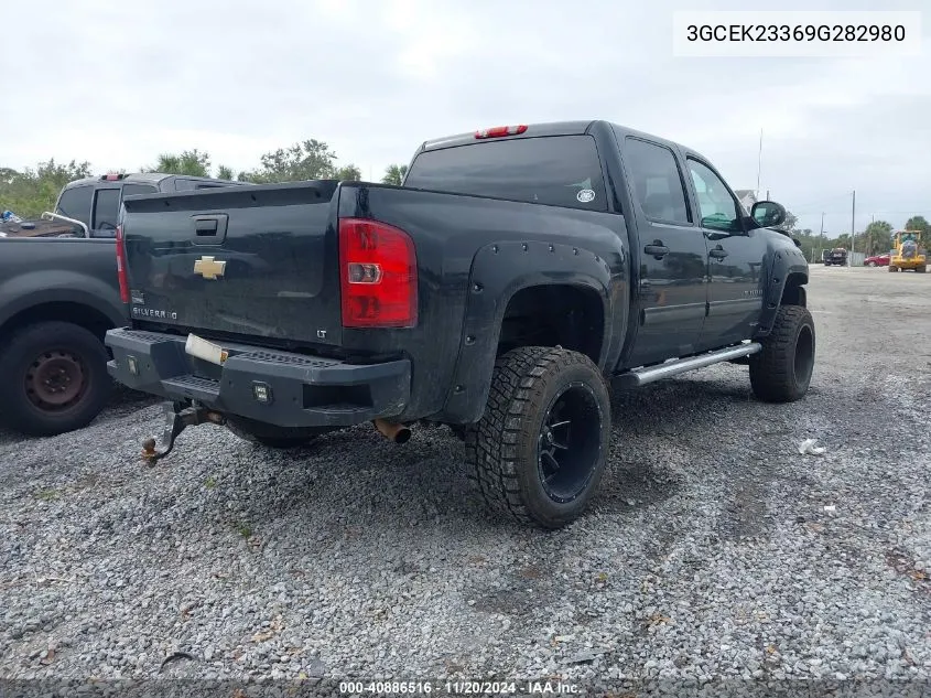 2009 Chevrolet Silverado 1500 Lt VIN: 3GCEK23369G282980 Lot: 40886516