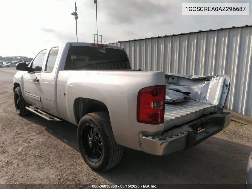 2010 Chevrolet Silverado 1500 Ls VIN: 1GCSCREA0AZ296687 Lot: 36838960