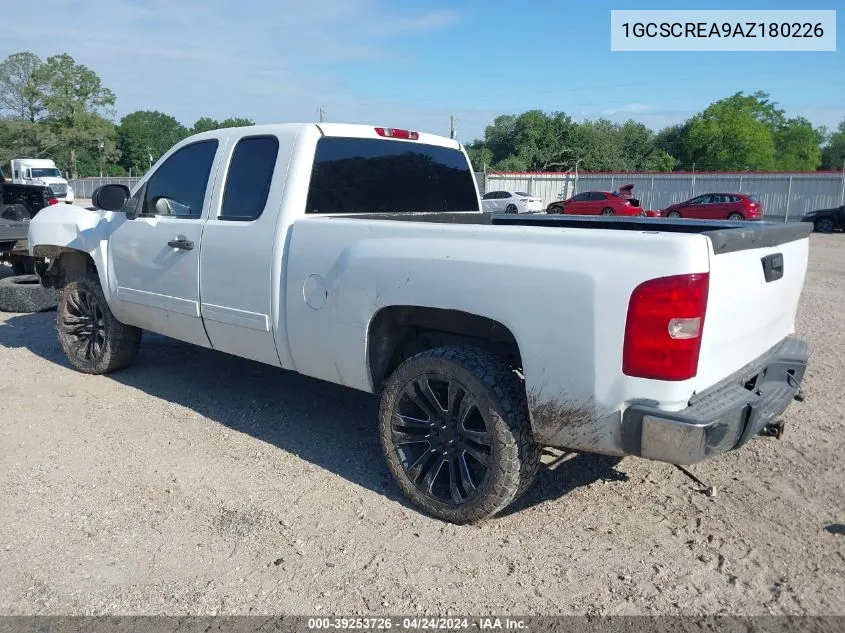 2010 Chevrolet Silverado 1500 Ls VIN: 1GCSCREA9AZ180226 Lot: 39253726