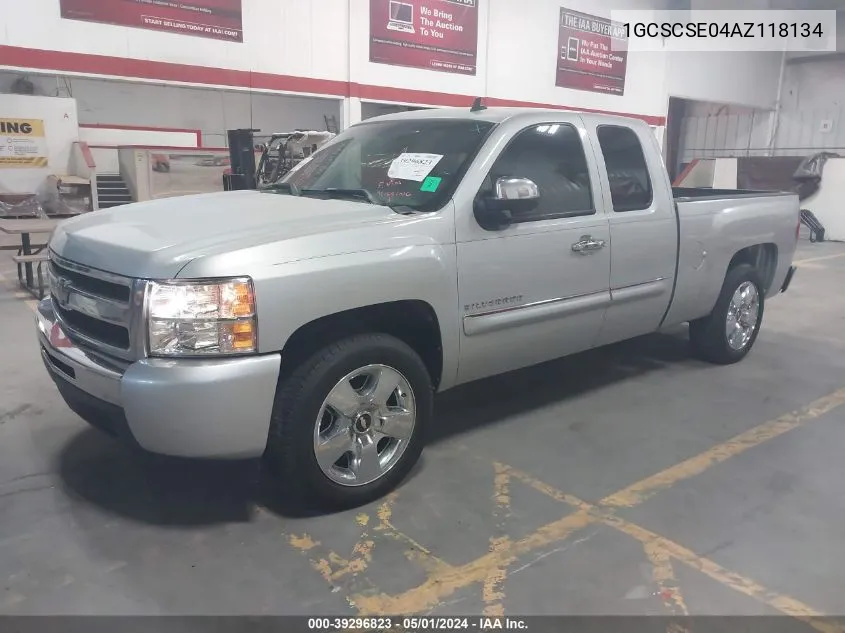 2010 Chevrolet Silverado 1500 Lt VIN: 1GCSCSE04AZ118134 Lot: 39296823