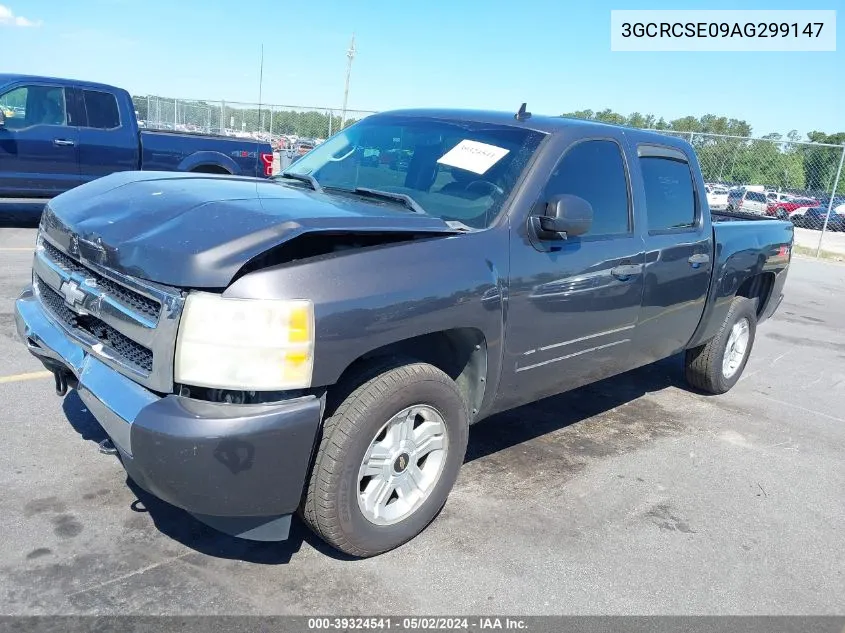 2010 Chevrolet Silverado 1500 Lt VIN: 3GCRCSE09AG299147 Lot: 39324541