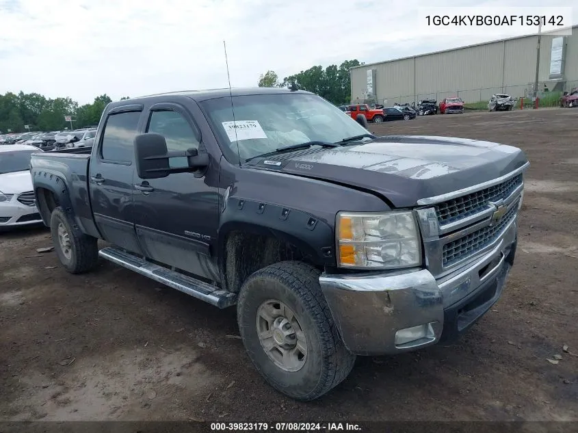 2010 Chevrolet Silverado 2500Hd Ltz VIN: 1GC4KYBG0AF153142 Lot: 39823179