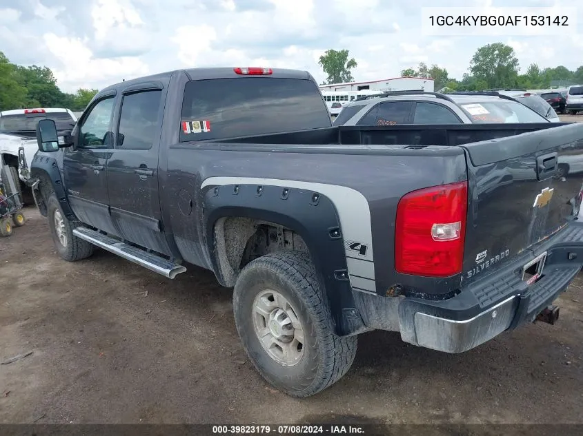 2010 Chevrolet Silverado 2500Hd Ltz VIN: 1GC4KYBG0AF153142 Lot: 39823179