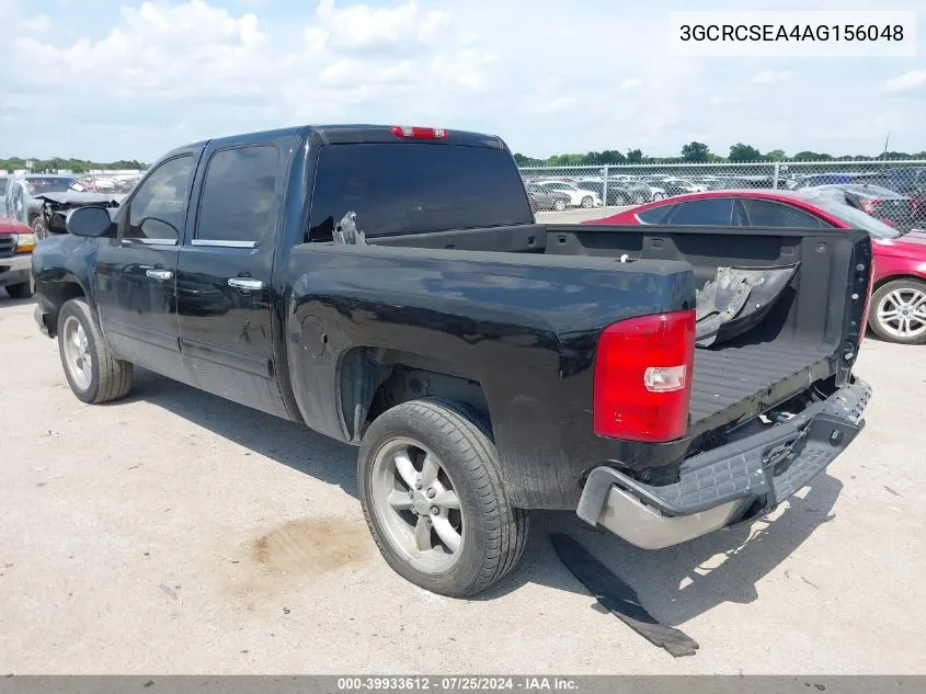 2010 Chevrolet Silverado 1500 Lt VIN: 3GCRCSEA4AG156048 Lot: 39933612