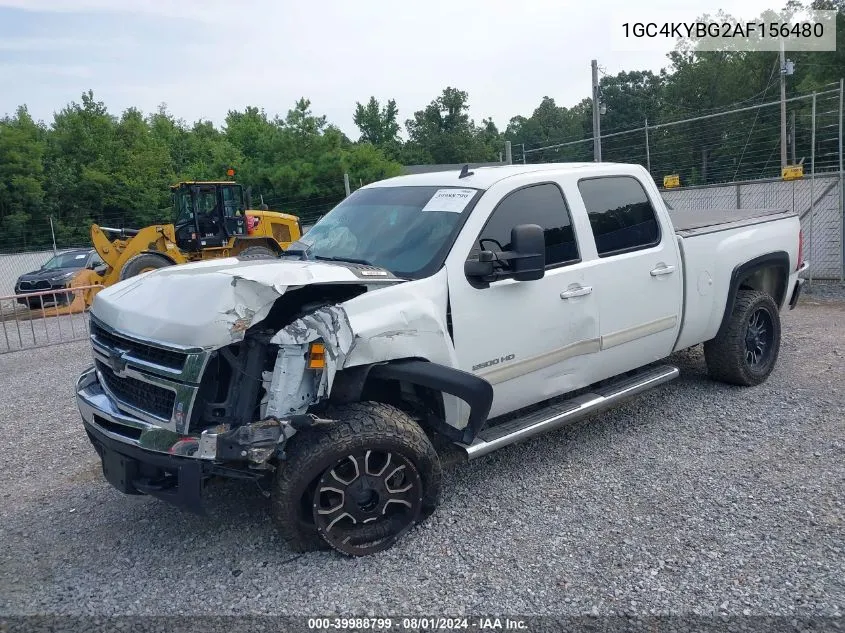 2010 Chevrolet Silverado 2500Hd Ltz VIN: 1GC4KYBG2AF156480 Lot: 39988799