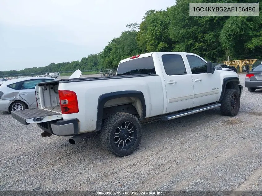 2010 Chevrolet Silverado 2500Hd Ltz VIN: 1GC4KYBG2AF156480 Lot: 39988799