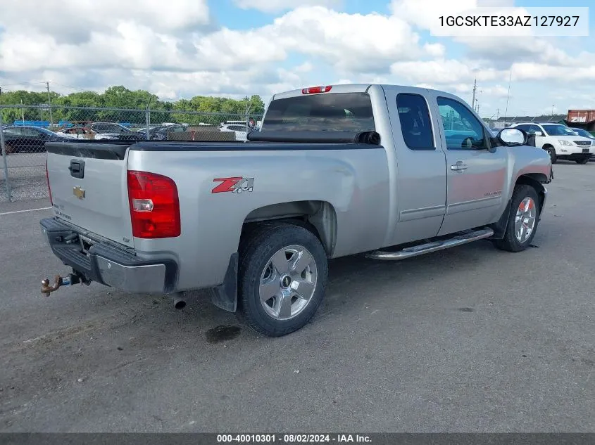 2010 Chevrolet Silverado 1500 Ltz VIN: 1GCSKTE33AZ127927 Lot: 40010301