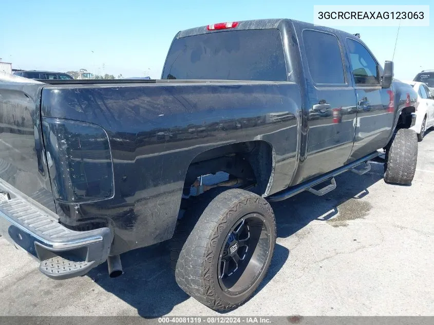 3GCRCREAXAG123063 2010 Chevrolet Silverado 1500 Ls