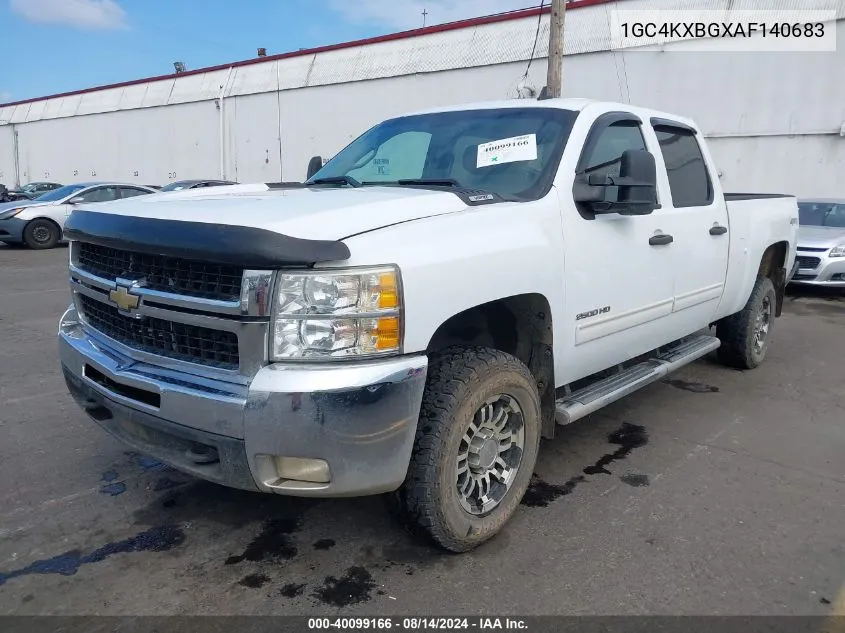 2010 Chevrolet Silverado 2500Hd Lt VIN: 1GC4KXBGXAF140683 Lot: 40099166