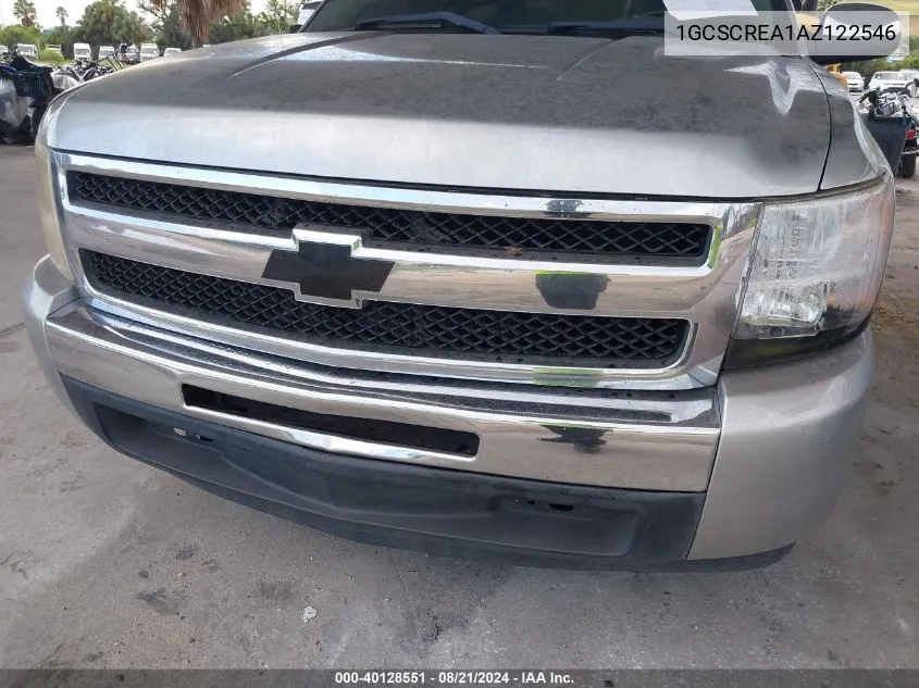 2010 Chevrolet Silverado 1500 Ls VIN: 1GCSCREA1AZ122546 Lot: 40128551