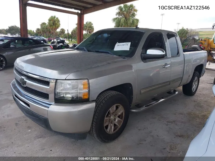 2010 Chevrolet Silverado 1500 Ls VIN: 1GCSCREA1AZ122546 Lot: 40128551