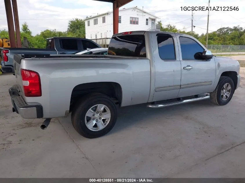 1GCSCREA1AZ122546 2010 Chevrolet Silverado 1500 Ls