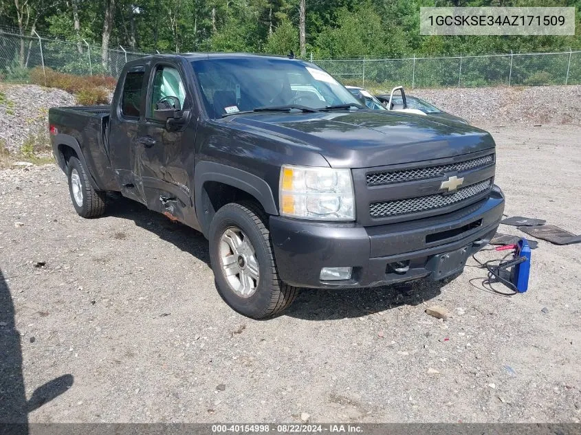 2010 Chevrolet Silverado 1500 Lt VIN: 1GCSKSE34AZ171509 Lot: 40154998