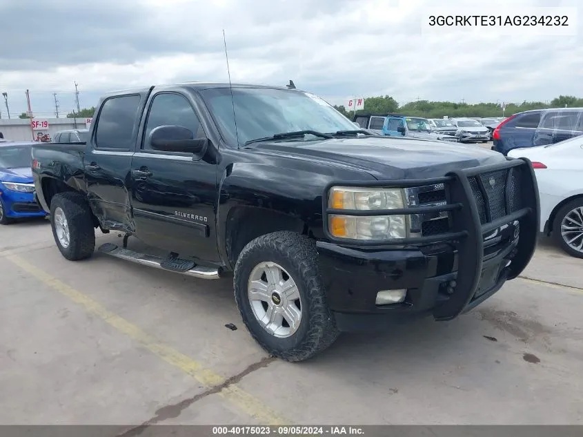 2010 Chevrolet Silverado 1500 Ltz VIN: 3GCRKTE31AG234232 Lot: 40175023