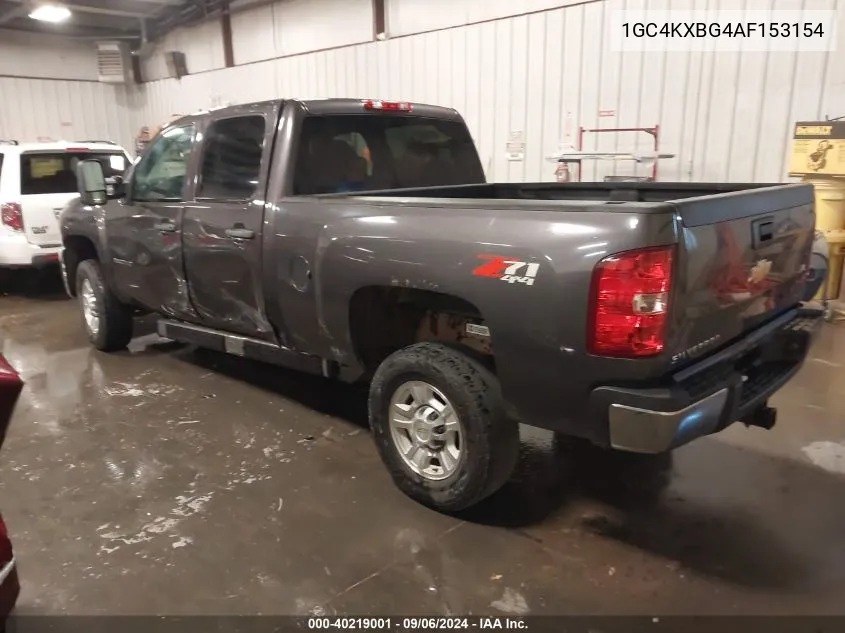 1GC4KXBG4AF153154 2010 Chevrolet Silverado 2500Hd Lt