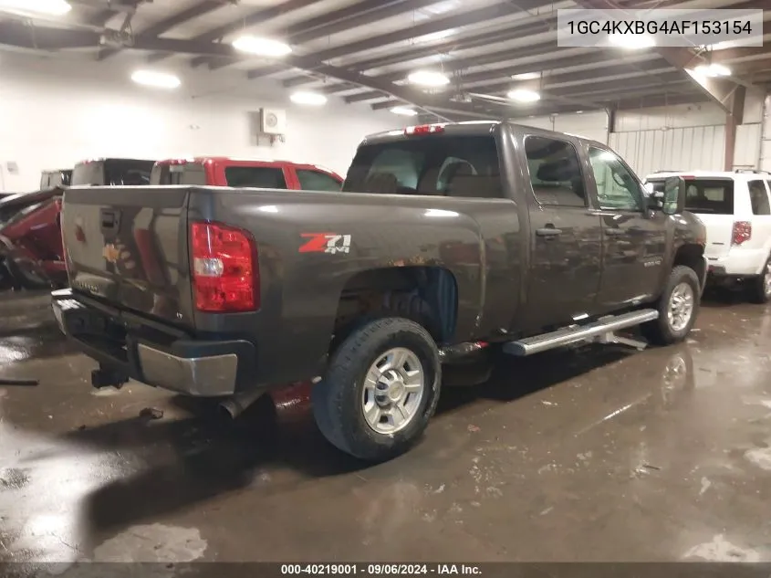 1GC4KXBG4AF153154 2010 Chevrolet Silverado 2500Hd Lt