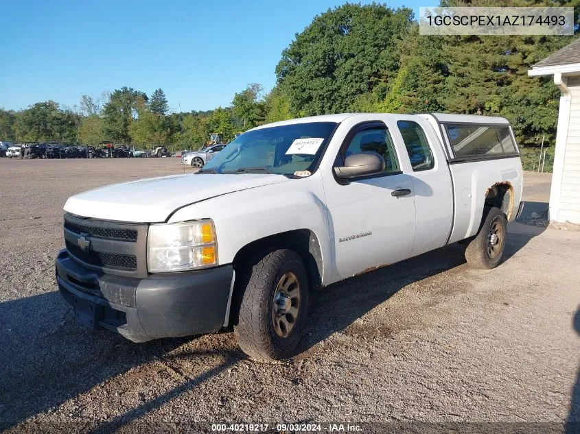 1GCSCPEX1AZ174493 2010 Chevrolet Silverado 1500 Work Truck