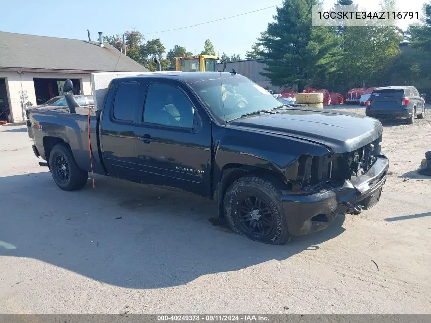 2010 Chevrolet Silverado 1500 Ltz VIN: 1GCSKTE34AZ116791 Lot: 40249378