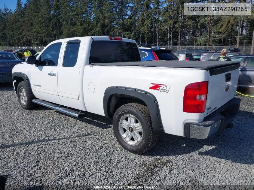 1GCSKTE38AZ290265 2010 Chevrolet Silverado K1500 Ltz