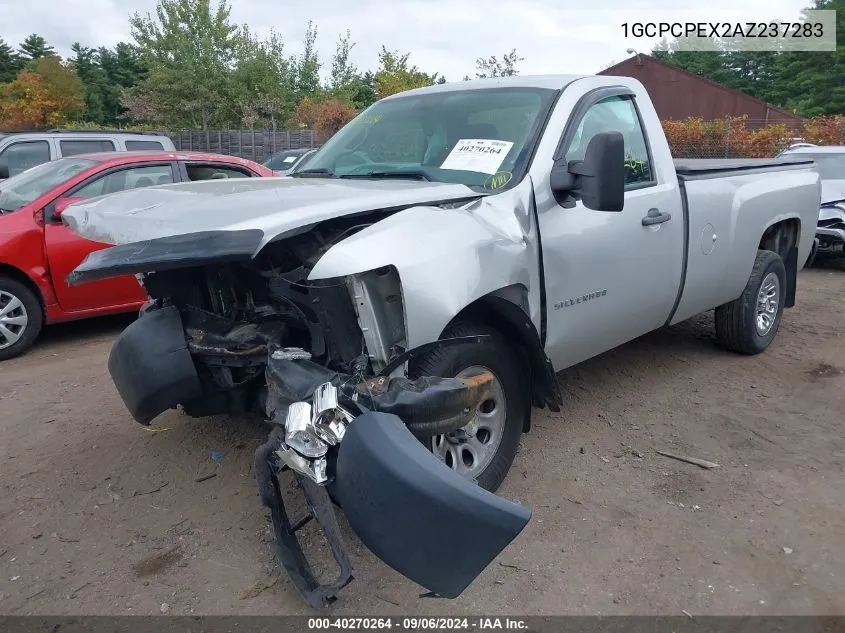 2010 Chevrolet Silverado 1500 Work Truck VIN: 1GCPCPEX2AZ237283 Lot: 40270264