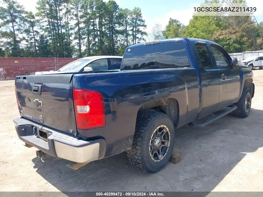 1GCSCSEA8AZ211439 2010 Chevrolet Silverado 1500 Lt