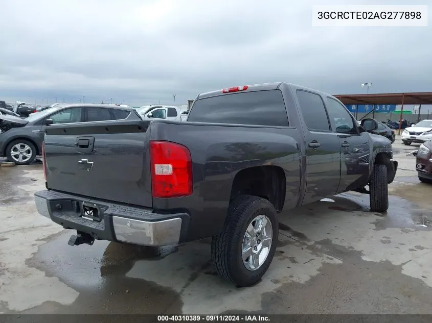 2010 Chevrolet Silverado C1500 Ltz VIN: 3GCRCTE02AG277898 Lot: 40310389