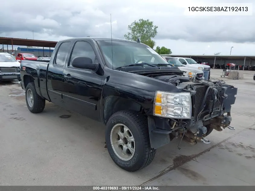 2010 Chevrolet Silverado 1500 Lt VIN: 1GCSKSE38AZ192413 Lot: 40319693