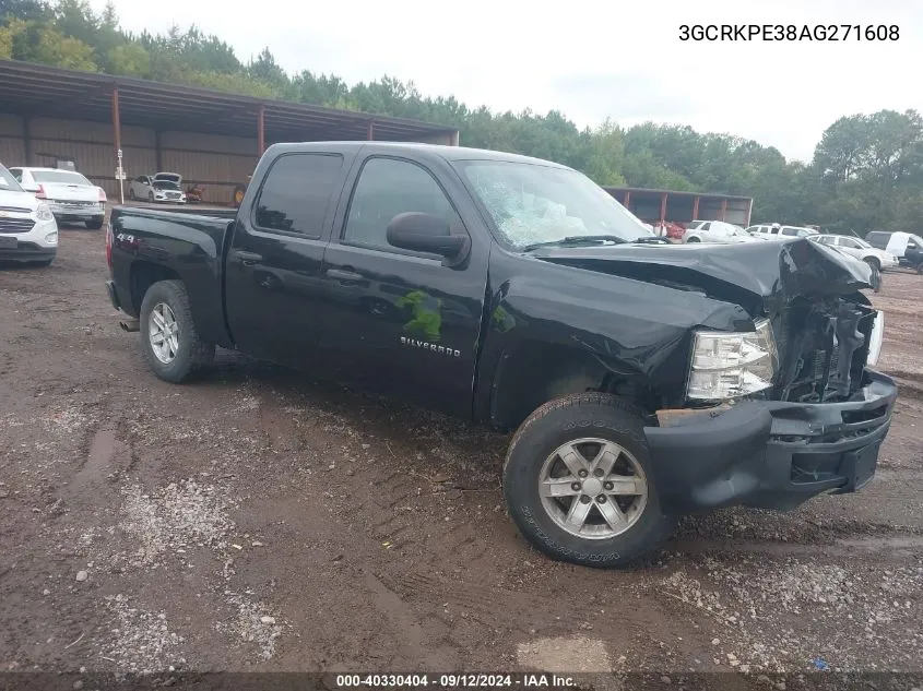 2010 Chevrolet Silverado 1500 Work Truck VIN: 3GCRKPE38AG271608 Lot: 40330404