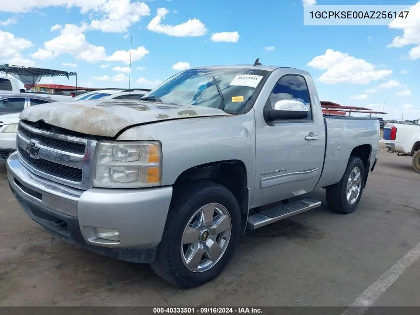 2010 Chevrolet Silverado K1500 Lt VIN: 1GCPKSE00AZ256147 Lot: 40333501