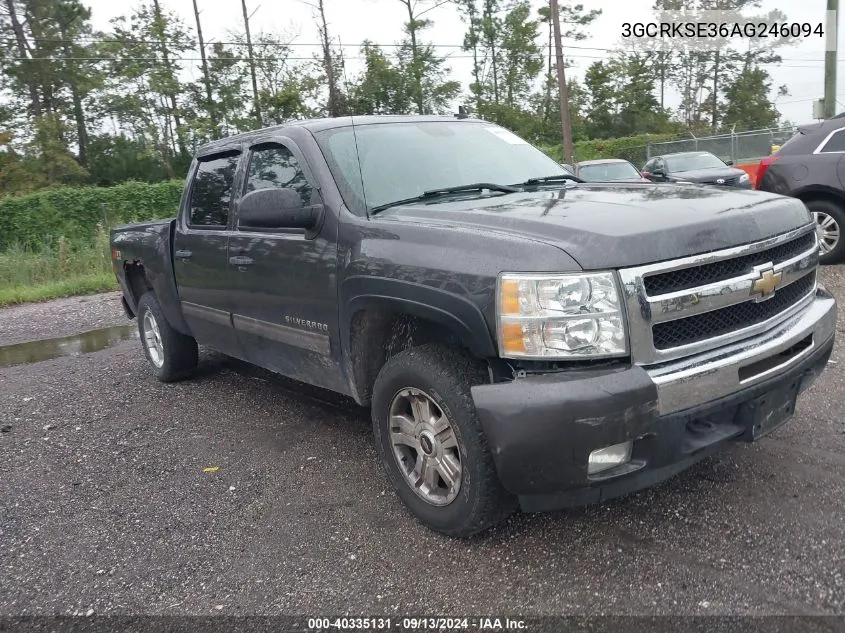 2010 Chevrolet Silverado 1500 Lt VIN: 3GCRKSE36AG246094 Lot: 40335131