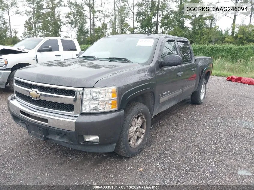 2010 Chevrolet Silverado 1500 Lt VIN: 3GCRKSE36AG246094 Lot: 40335131