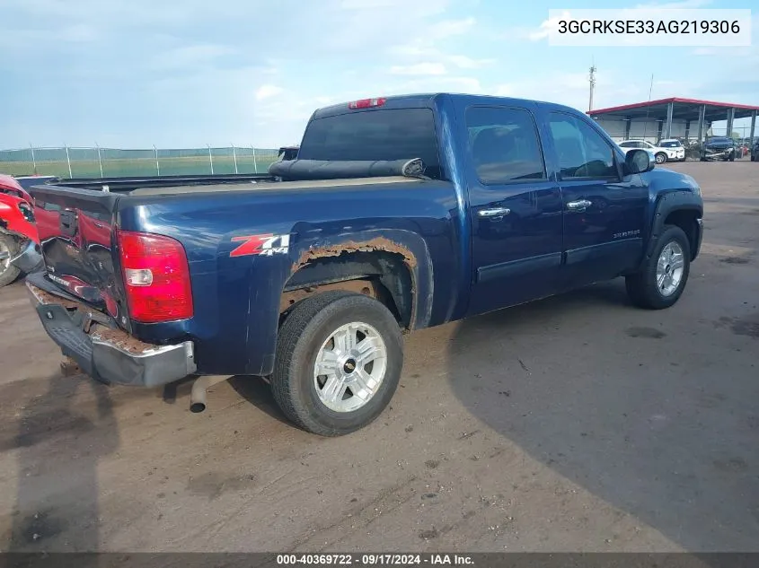 2010 Chevrolet Silverado 1500 Lt VIN: 3GCRKSE33AG219306 Lot: 40369722