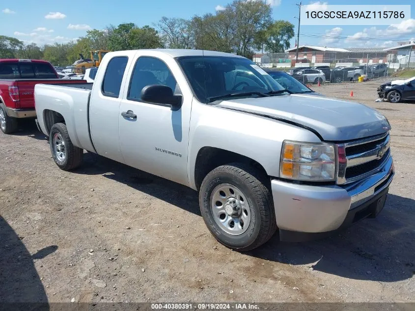 1GCSCSEA9AZ115786 2010 Chevrolet Silverado 1500 Lt