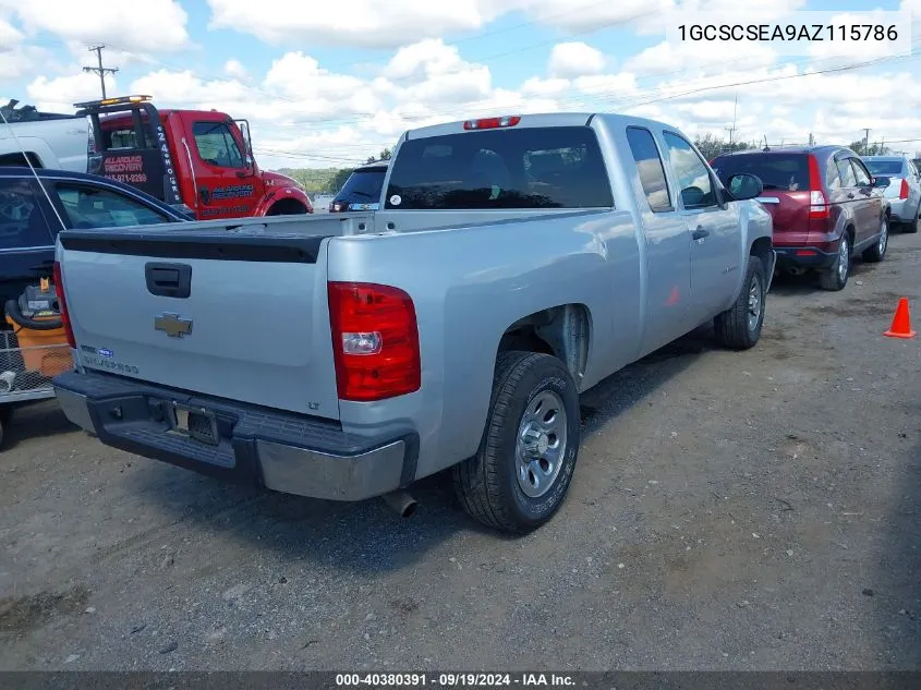 1GCSCSEA9AZ115786 2010 Chevrolet Silverado 1500 Lt